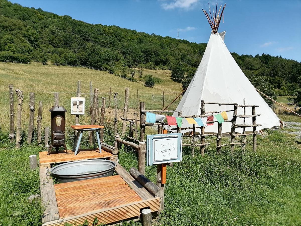 Zuruck Zur Natur - Urlaub Im Zirkuswagen, Sommeratelier Oder Schindelwagen Adenbach エクステリア 写真